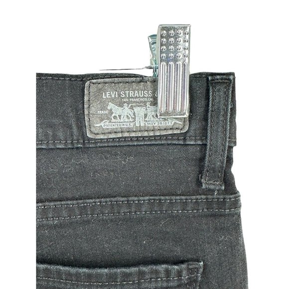 Women's Levi's Jeans Perfectly Slimming Boot Cut 512 Black Size 10 L/C Inseam 33 - Picture 9 of 10